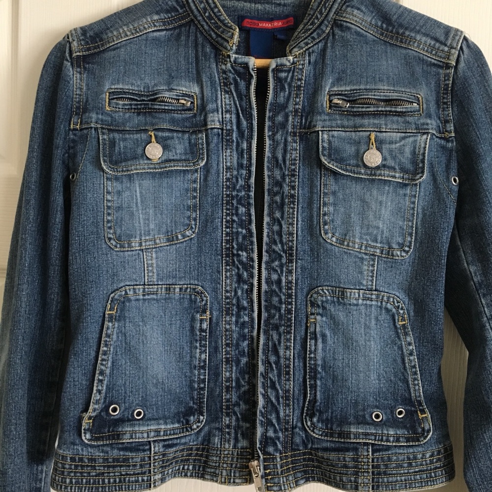Vintage BCBG MAXAZRIA denim jacket